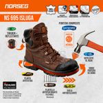 Zapato  de seguridad NS 695 Isluga  Calzado de Seguridad Hombre Norseg
