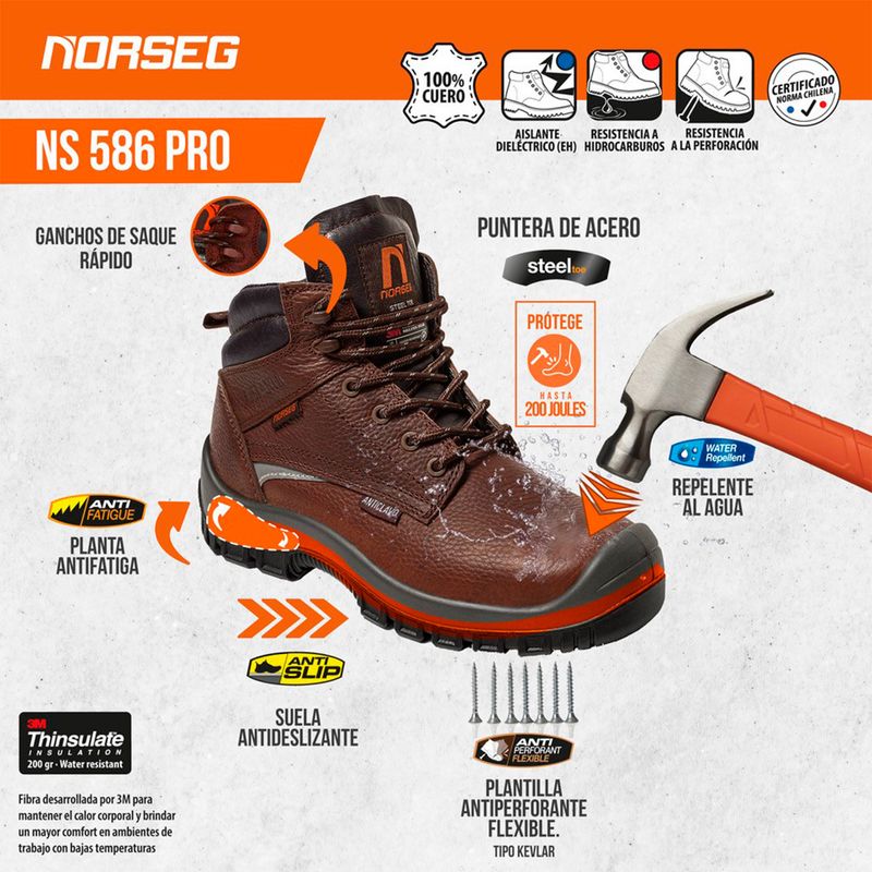 Zapato-de-seguridad-NS-586-PRO-Calzado-de-Seguridad-Hombre-Mujer-Norseg