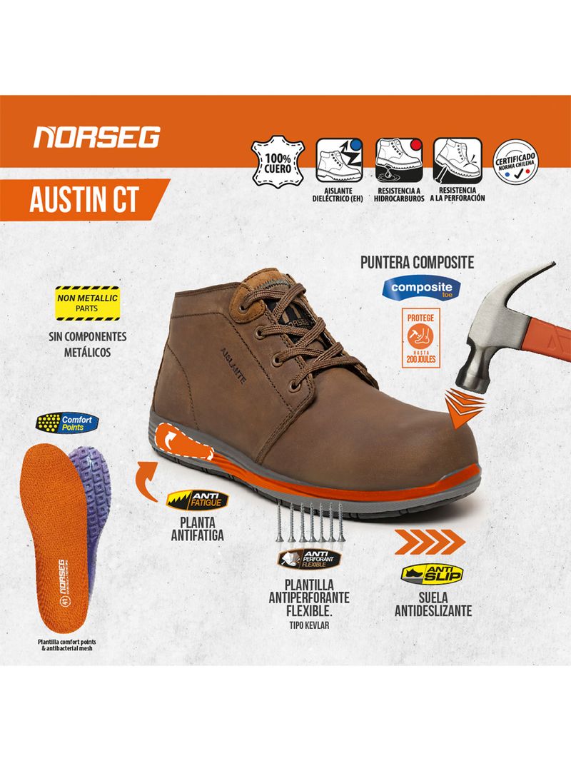 Zapato-de-Seguridad-Austin-CT-Calzado-de-Seguridad-Hombre-Norseg