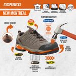 Zapato de Seguridad New Montreal Calzado de Seguridad Hombre Norseg