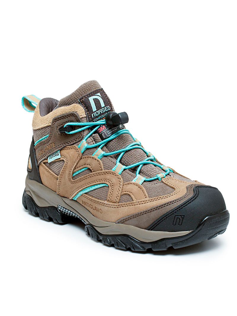 Zapato de Seguridad New Katrina Turquesa Calzado de Seguridad Mujer Norseg