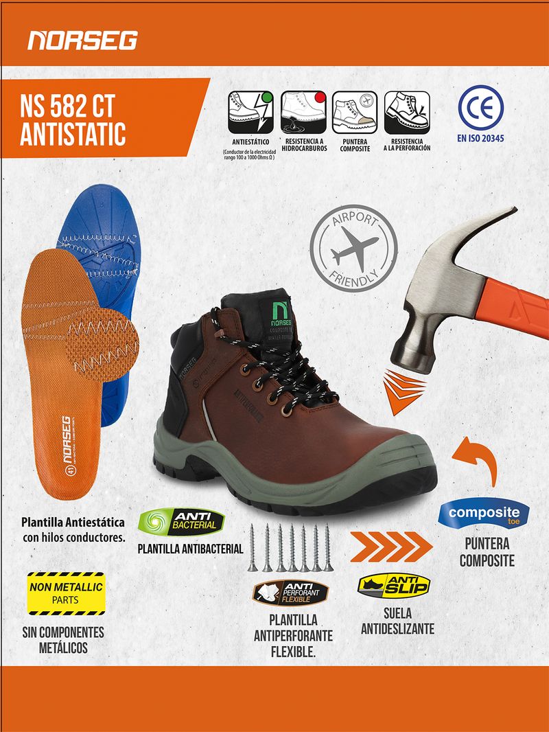 Zapato-Seguridad-NS-582-CT-ANTISTATIC-Hombre-Mujer-Norseg