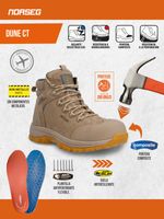 Zapato de seguridad Hombre Mujer DUNE CT Norseg